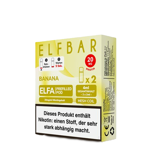 ELF Bar - ELFA - Prefilled Pods (2 Stück) - Banana - 20mg/ml