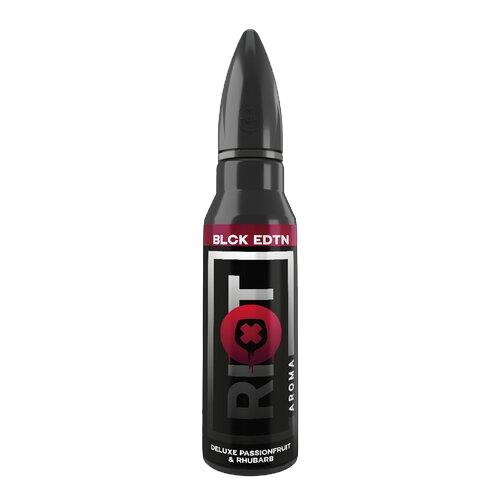 Riot Squad - BLCK Edition - Deluxe Passionfruit & Rhubarb - 15 ml-Longfill