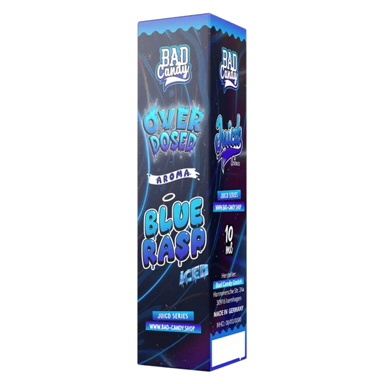 Bad Candy - Blue Rasp Iced - Overdosed 10ml Aroma - Longfill