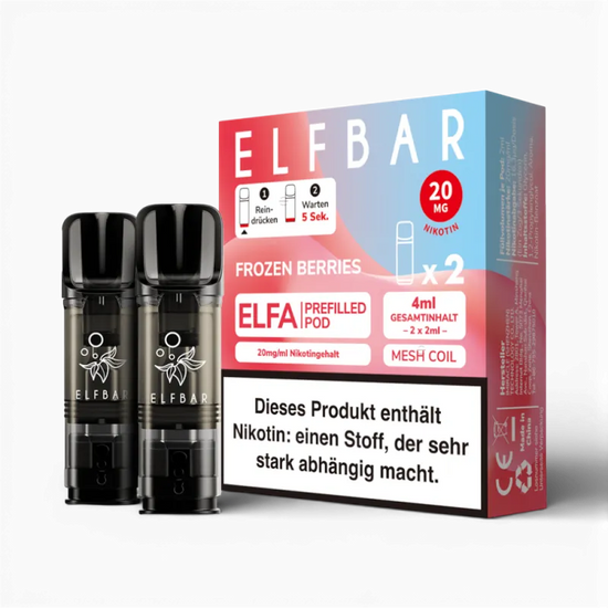 ELF Bar - ELFA - Prefilled Pods (2 Stück) - Frozen Berries - 20mg/ml