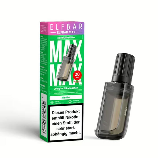 ELF Bar - MAX - Refill Container - Menthol - 10 ml - 20 mg/ml