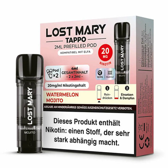 SALE - Lost Mary Tappo - Watermelon Mojito - 20 mg/ml -SALE