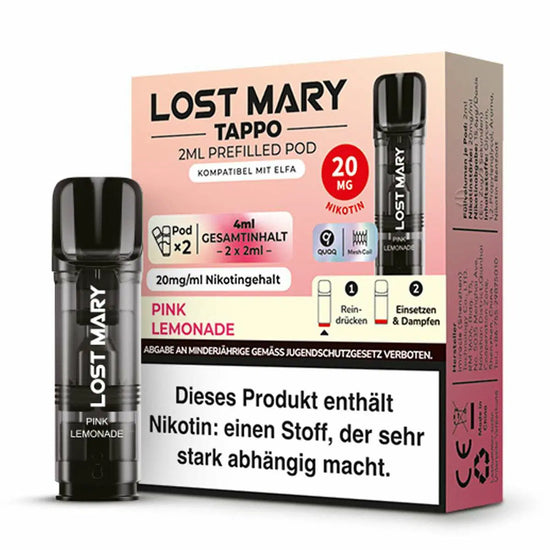 SALE - Lost Mary Tappo - Pink Lemonade - 20 mg/ml -SALE