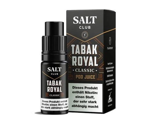 SALE - Flavorist - Salt Club - Tabak Royal - Classic - Nikotinsalz - 20 mg/ml - SALE
