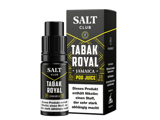 SALE - Flavorist - Salt Club - Tabak Royal - Jamaica - Nikotinsalz - 20 mg/ml - SALE