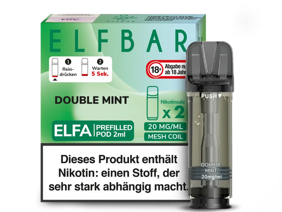 ELF Bar - ELFA - Prefilled Pods (2 Stück) - Double Mint - 20mg/ml