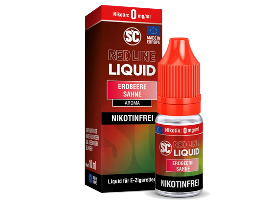 SC - Red Line - Erdbeere-Sahne - Nikotinsalz Liquid